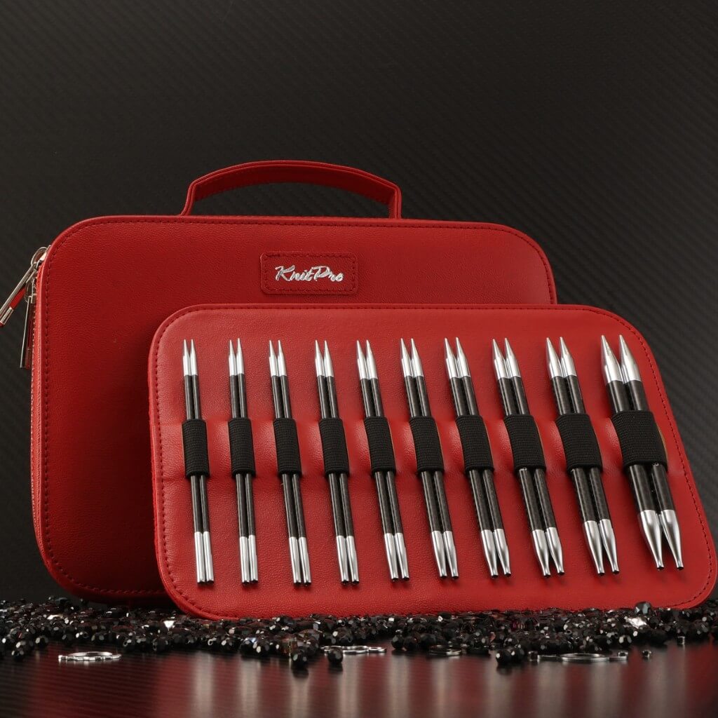KnitPro Karbonz Élan Premium Geschenkset bei bei bei bei Lieblingsgarn