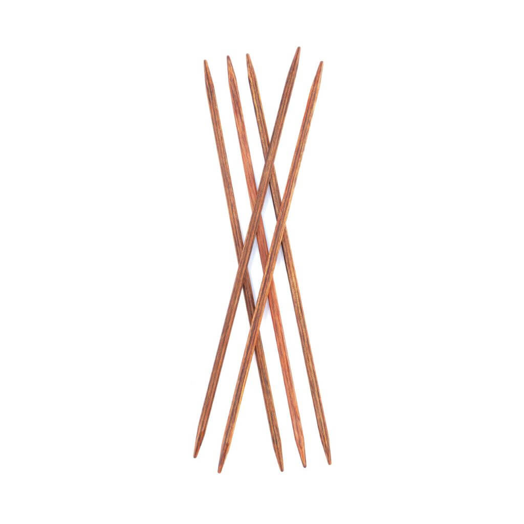KnitPro Nadelspiel Ginger Cubics, Farbe 15 – Holz bei Lieblingsgarn
