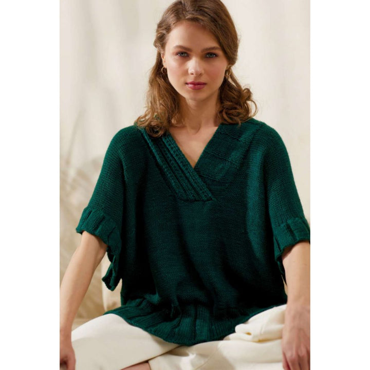 KnitPro Pattern Pullunder Ruffle Rib Strickanleitung - Knitpro (Heft) bei bei bei bei Lieblingsgarn