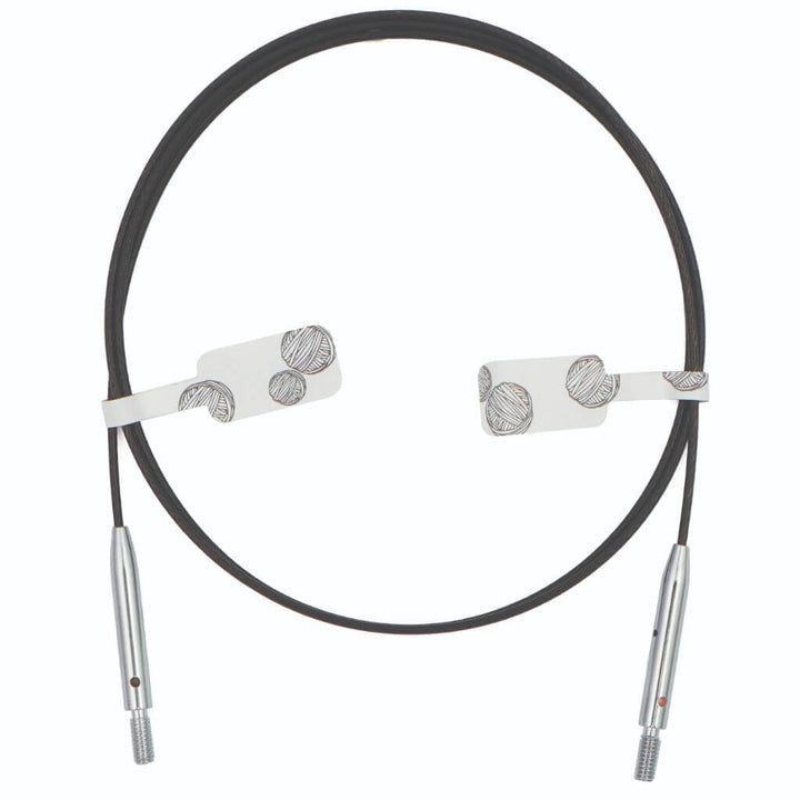 KnitPro Thin &amp; Flex 360° Swivel schwarz, Farbe 150 – Kunststoff bei Lieblingsgarn