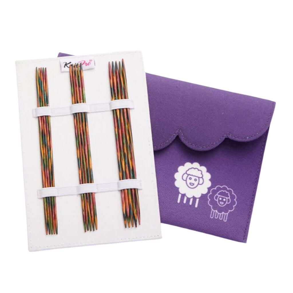 KnitPro Symfonie Strumpfstricknadeln Set 15cm 2-4mm bei bei bei bei Lieblingsgarn