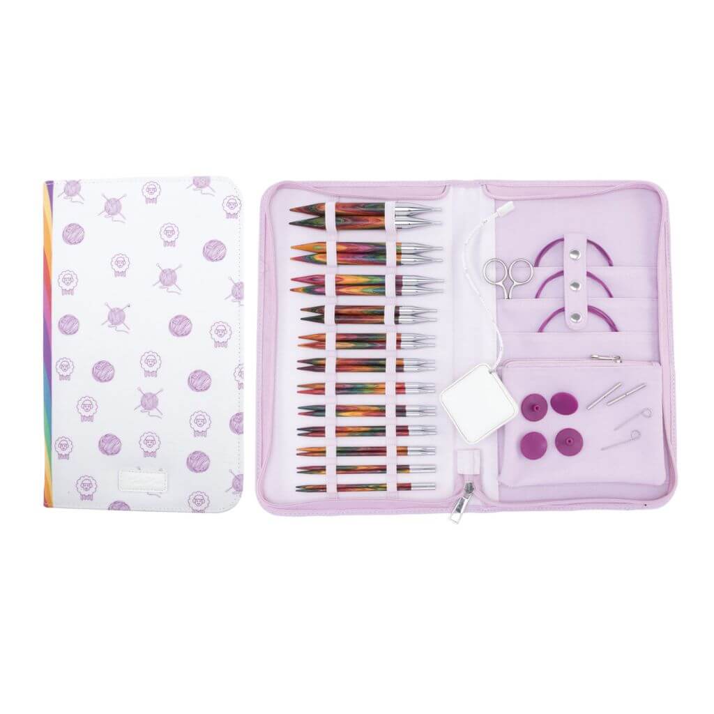 KnitPro Nadelset Symfonie Holz 13 cm 12 Paar, 3,0 - 12,0 mm + Zubehör bei bei bei bei Lieblingsgarn