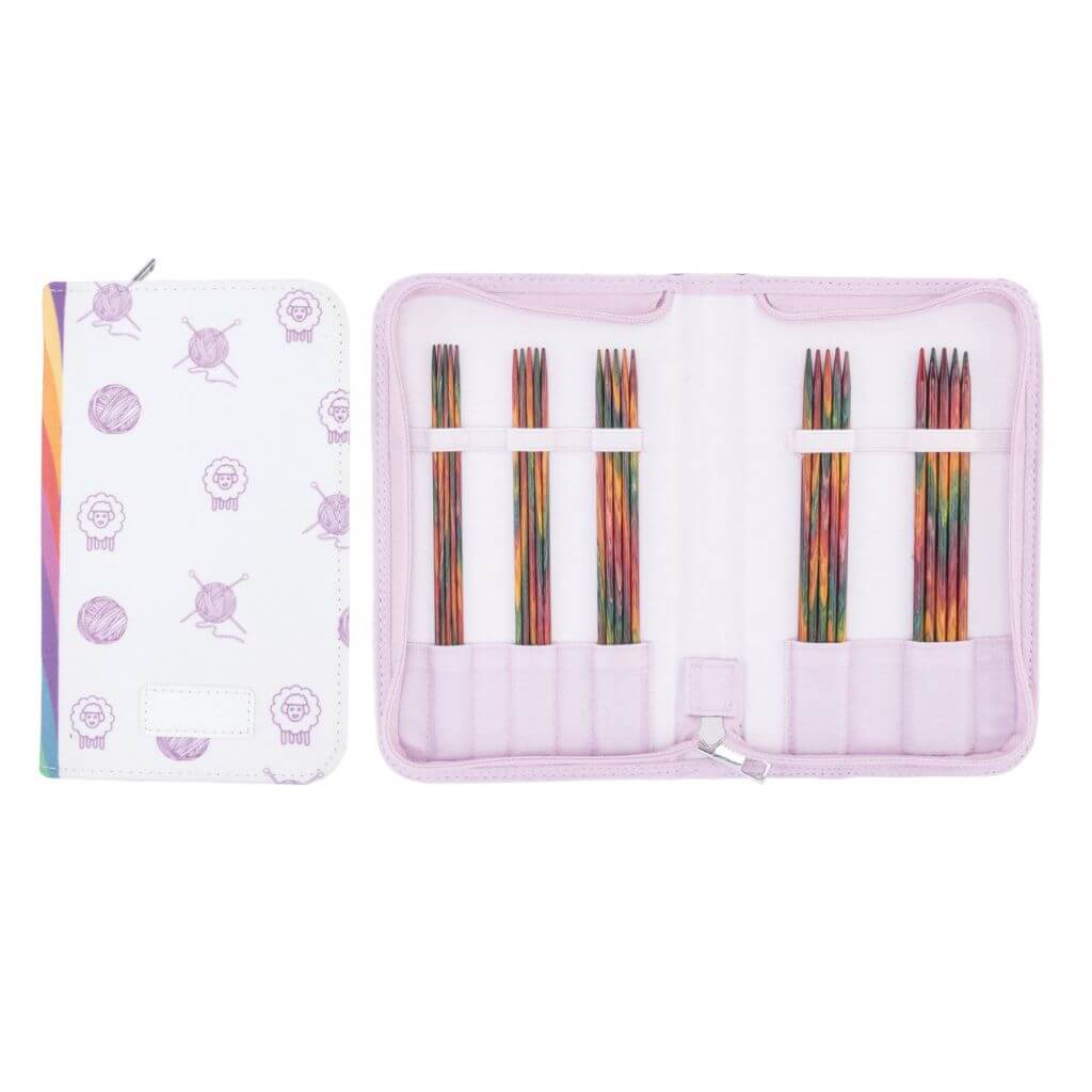 KnitPro Nadelset Symfonie Holz 15 cm 5 Paar, 2,0 - 4,0 mm + Stofftasche bei bei bei bei Lieblingsgarn