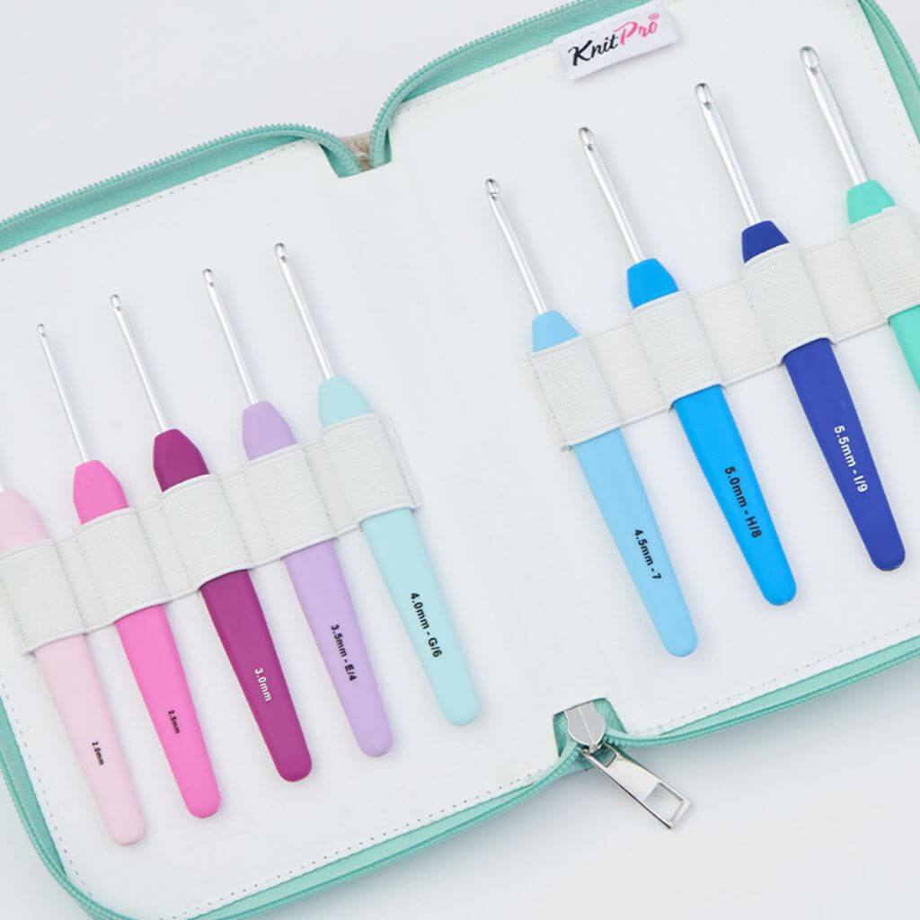 KnitPro Waves 2.0 Häkelnadel Set Deluxe bei bei bei bei Lieblingsgarn