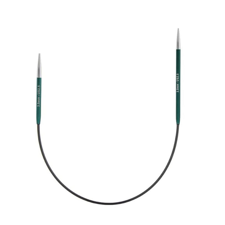 KnitPro Zing Sockenrundstricknadel 25 cm, Farbe 3 – Metall bei Lieblingsgarn