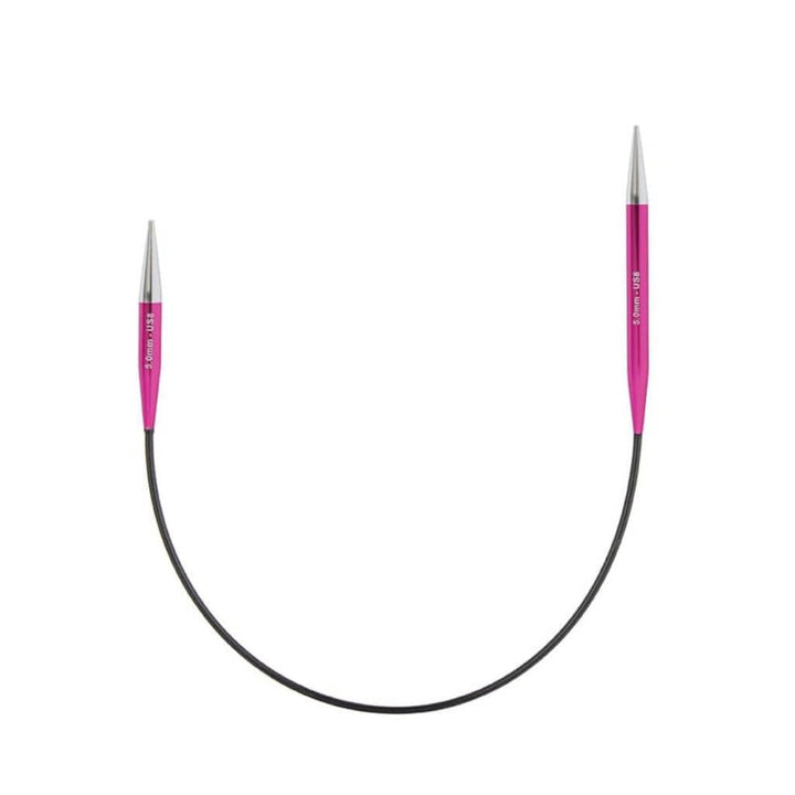 KnitPro Zing Sockenrundstricknadel 25 cm, Farbe 5 – Metall bei Lieblingsgarn