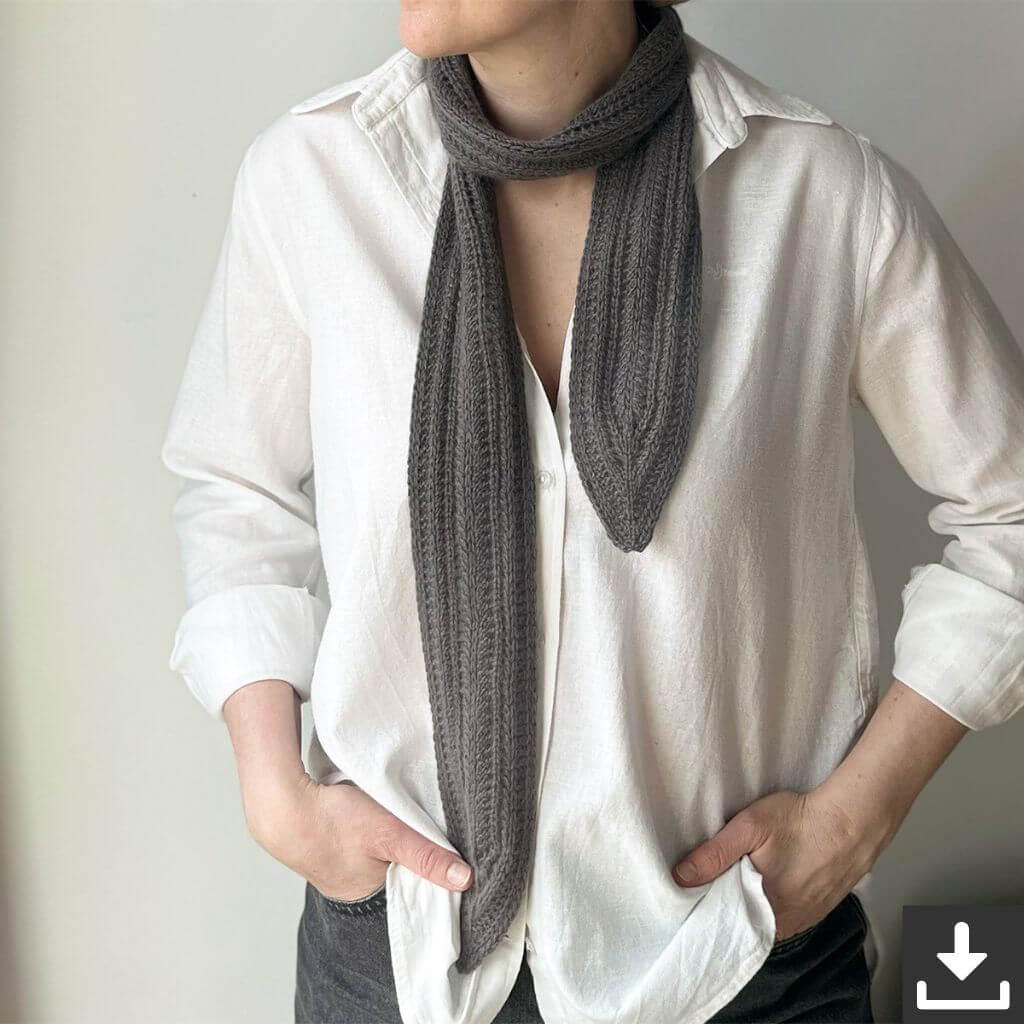 Knitting For Else Pattern Schal Pari Scarf Strickanleitung - Knitting for Else (PDF) bei bei bei bei Lieblingsgarn