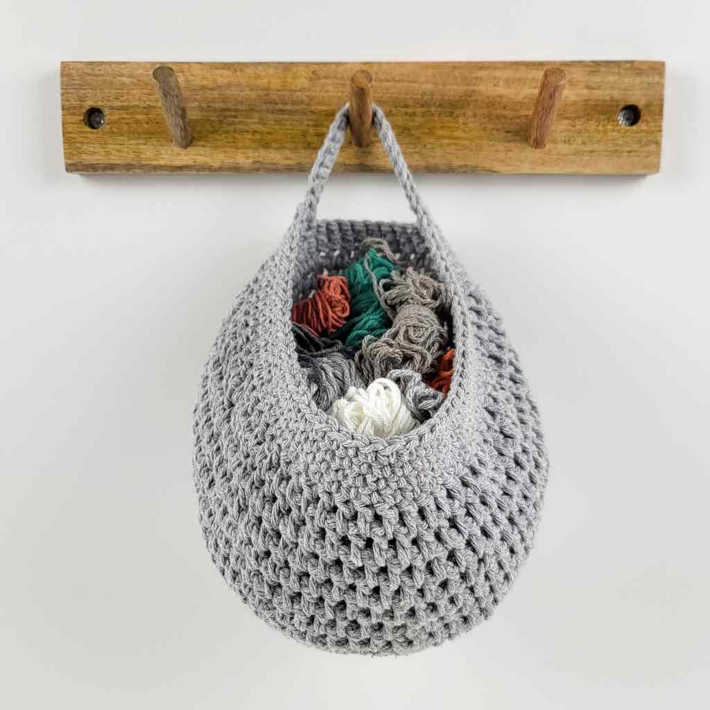 Garnja Pattern Korb Körbchen VIER Hängekörbchen Häkelanleitung - Garnja (PDF) bei bei bei bei Lieblingsgarn