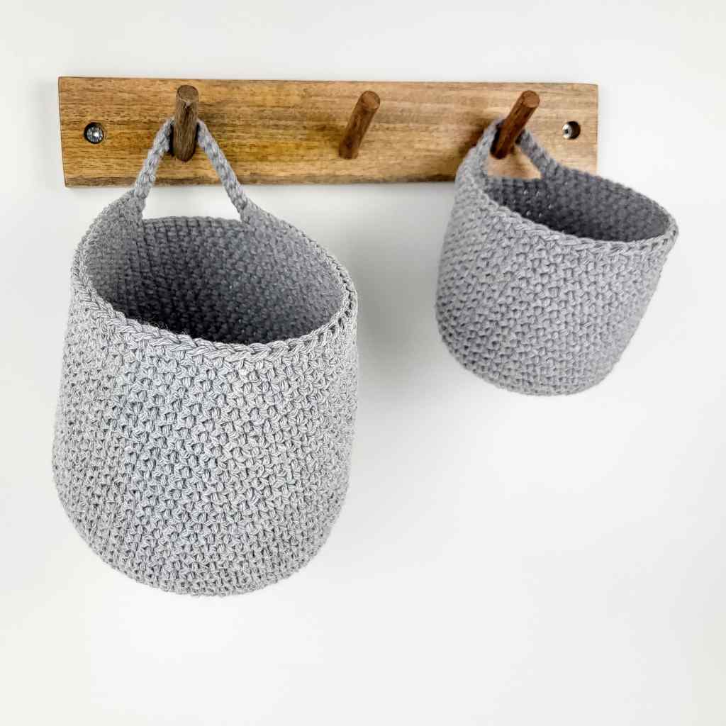 Garnja Pattern Körbchen SECHS Hängekörbchen Häkelanleitung - Garnja (PDF) bei bei bei bei Lieblingsgarn