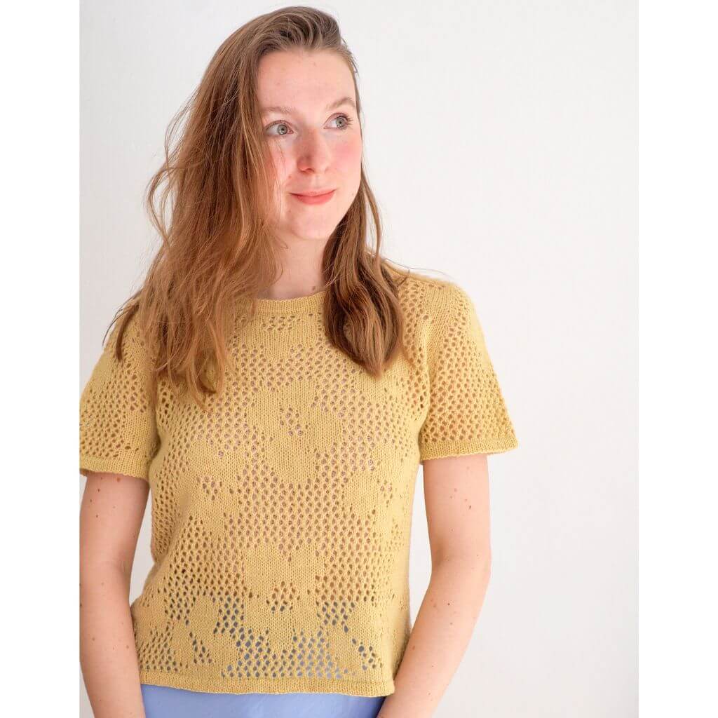 Kreativictoria Pattern In Bloom Tee Strickanleitung - Kreativictoria (PDF) bei bei bei bei bei bei bei bei Lieblingsgarn