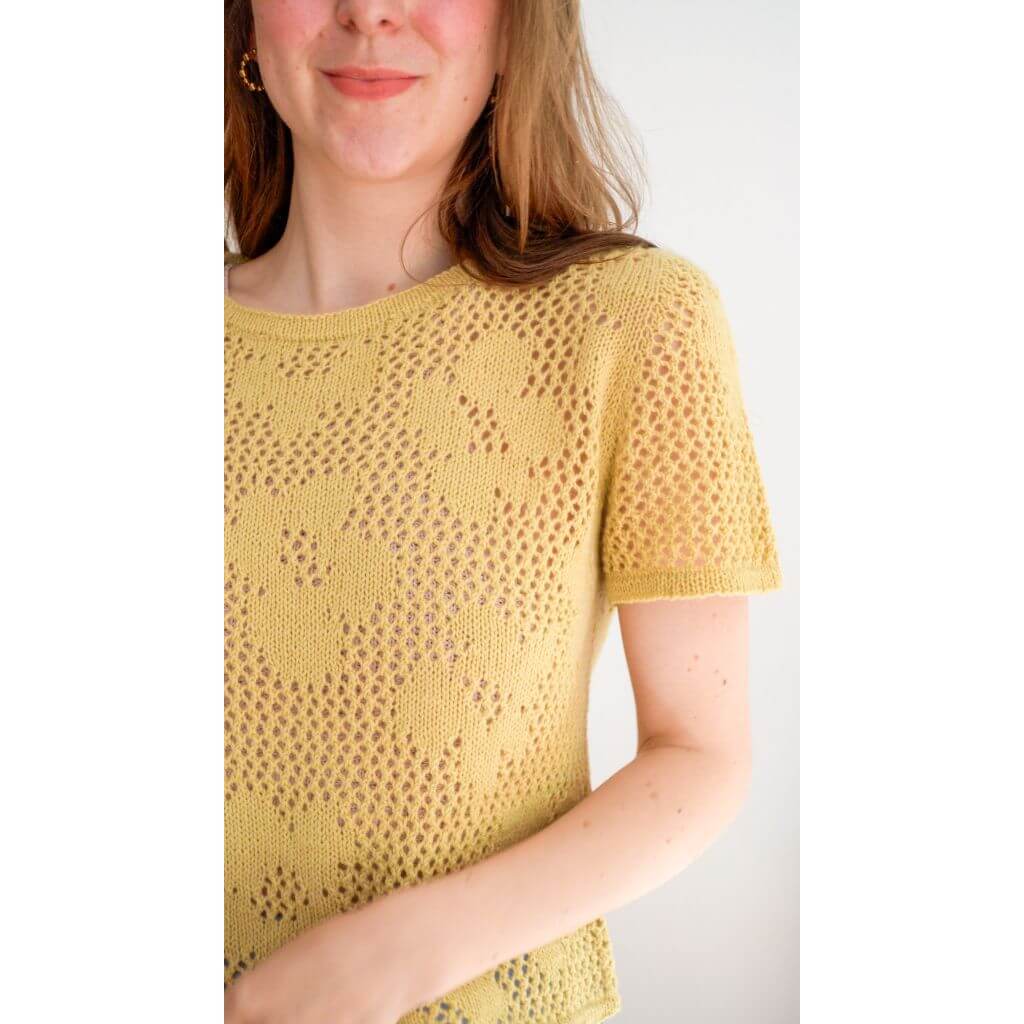 Kreativictoria Pattern In Bloom Tee Strickanleitung - Kreativictoria (PDF) bei bei bei bei bei bei bei bei Lieblingsgarn