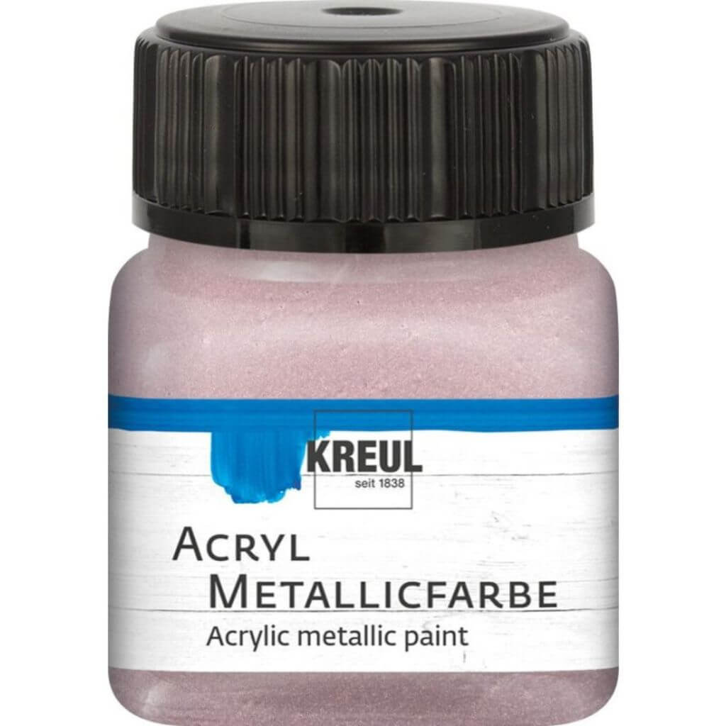 Kreul Acryl Metallicfarbe Roségold 20ml bei bei bei bei Lieblingsgarn