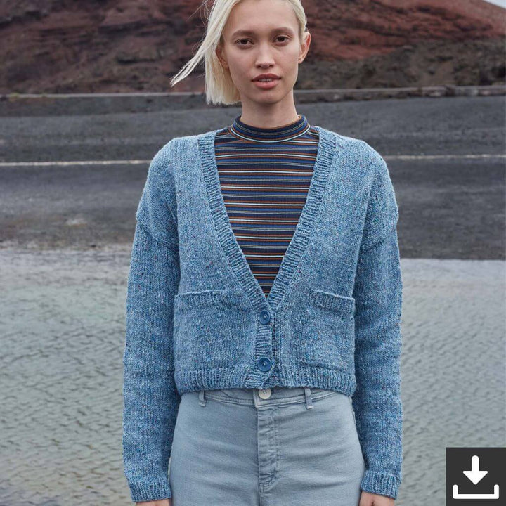 Lang Yarns Pattern Kurzer Cardigan Strickanleitung - Lang Yarns (PDF) bei bei bei bei Lieblingsgarn
