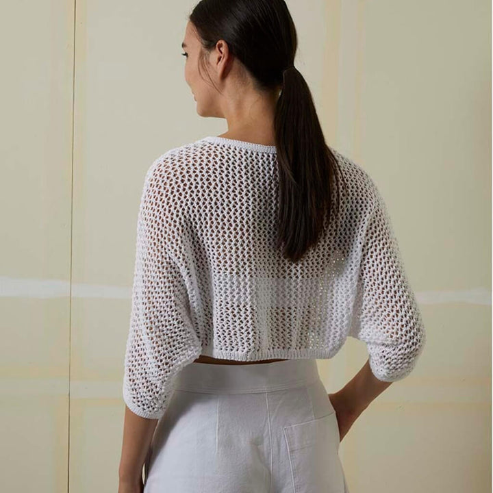 Lang Yarns Pattern Transparenter Pullover Strickanleitung - Lang Yarns (PDF) bei bei bei bei Lieblingsgarn