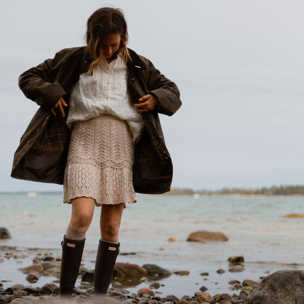 Kutovakika - Veronika Lindberg Seashore Skirt Strickanleitung - Kutovakika (PDF, englisch) bei bei bei bei Lieblingsgarn