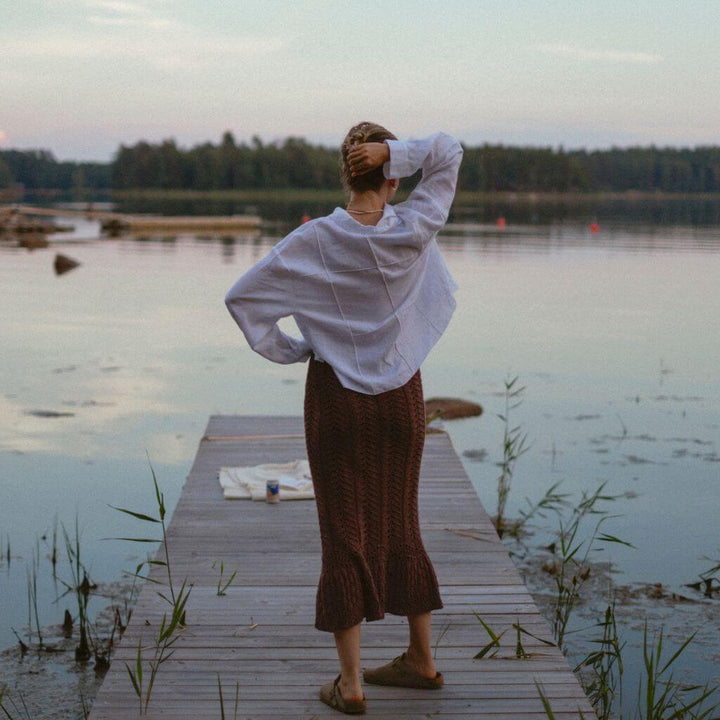 Kutovakika - Veronika Lindberg Seashore Skirt Strickanleitung - Kutovakika (PDF, englisch) bei bei bei bei Lieblingsgarn