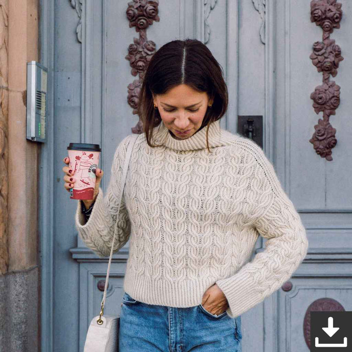 Kutovakika - Veronika Lindberg Pattern Wishbone Sweater Strickanleitung - Kutovakika (PDF) bei bei bei bei bei Lieblingsgarn
