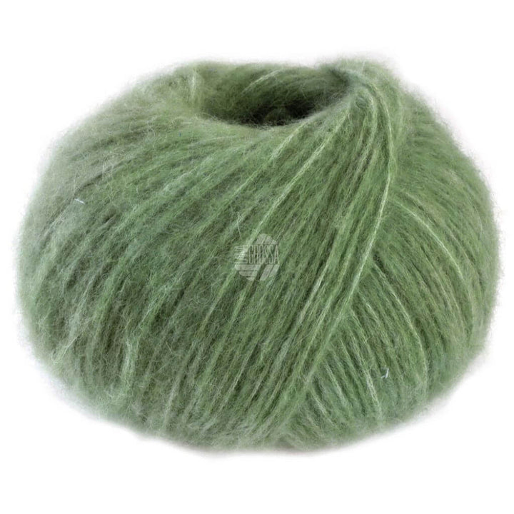 Lana Grossa Alpaca Air II, Farbe 14 Graugrün – Alpaka, Baumwolle und Schurwolle bei Lieblingsgarn