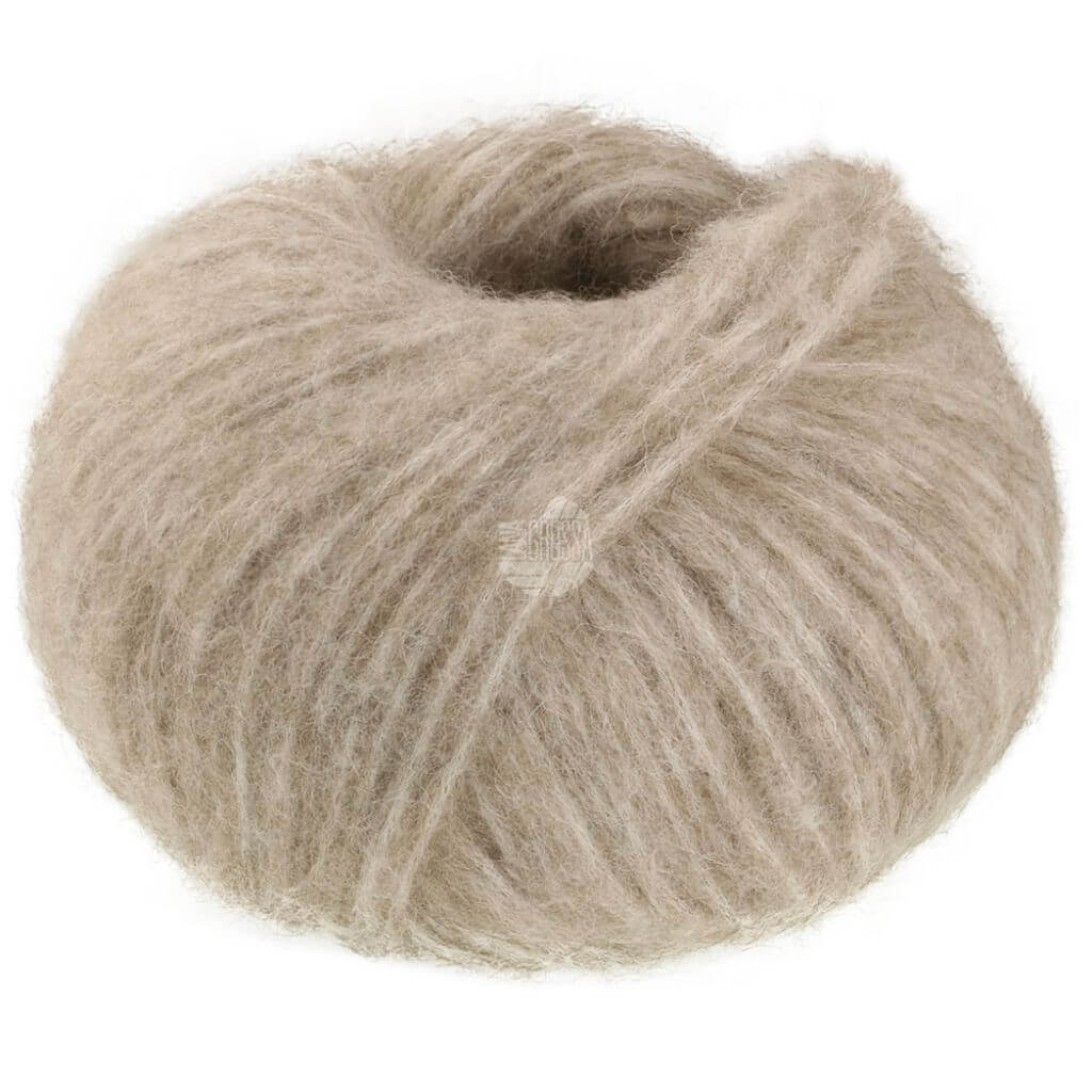 Lana Grossa Alpaca Air II, Farbe 33 Beigebraun – Alpaka, Baumwolle und Schurwolle bei Lieblingsgarn