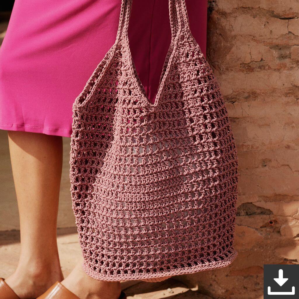 Lana Grossa Pattern Netztasche Häkelanleitung - Lana Grossa (PDF) bei bei bei bei bei bei bei Lieblingsgarn