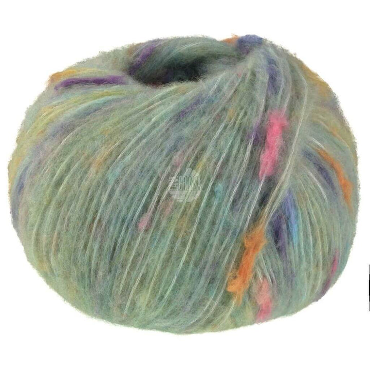 Lana Grossa Cassata, Farbe 11 Zartgrün/Hellorange/Rosa/Hellgrau/Lila – Baumwolle, Schurwolle und Synthetik bei Lieblingsgarn