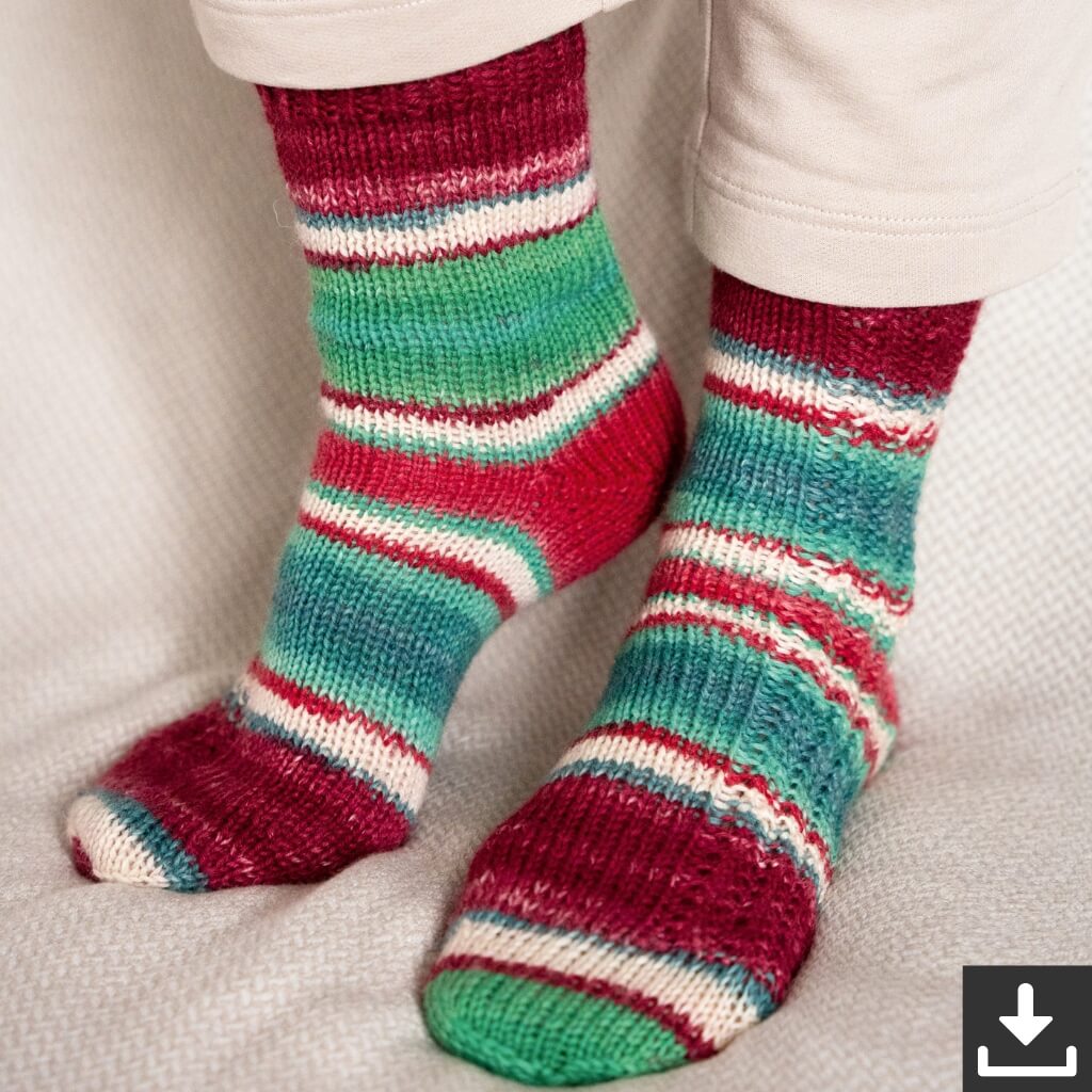 Lana Grossa Weihnachtliche Socken Strickset - Lana Grossa (PDF) bei bei bei bei bei bei bei bei Lieblingsgarn