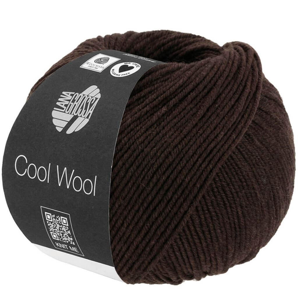 Lana Grossa 2113 - Schwarzbraun Lana Grossa Cool Wool 50g Lieblingsgarn