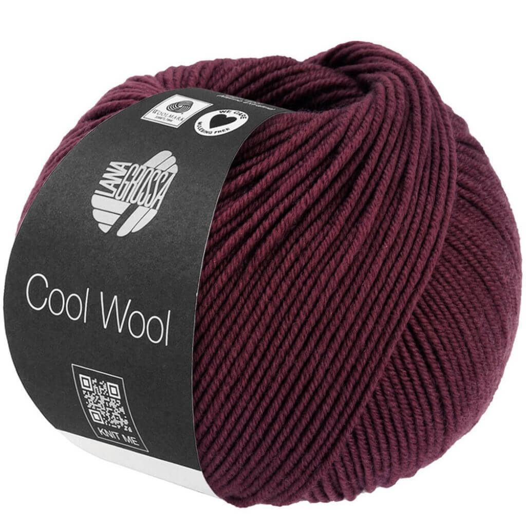 Lana Grossa 2118 - Burgund Lana Grossa Cool Wool 50g Lieblingsgarn