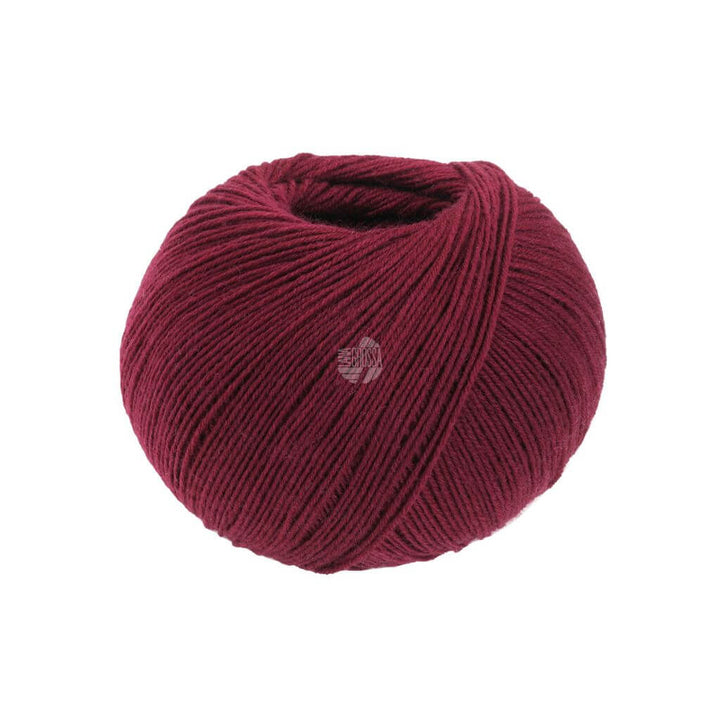 Lana Grossa Cool Wool 4 Socks Uni, Farbe 7716 Bordeaux – Schurwolle und Synthetik bei Lieblingsgarn