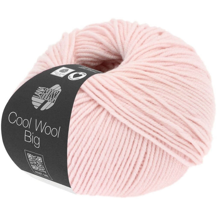 Lana Grossa Cool Wool Big, Farbe 605 Zartrosa – Merino und Schurwolle bei Lieblingsgarn