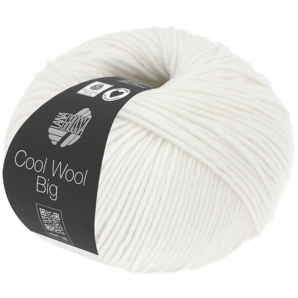 Lana Grossa Cool Wool Big, Farbe 615 Weiß – Merino und Schurwolle bei Lieblingsgarn