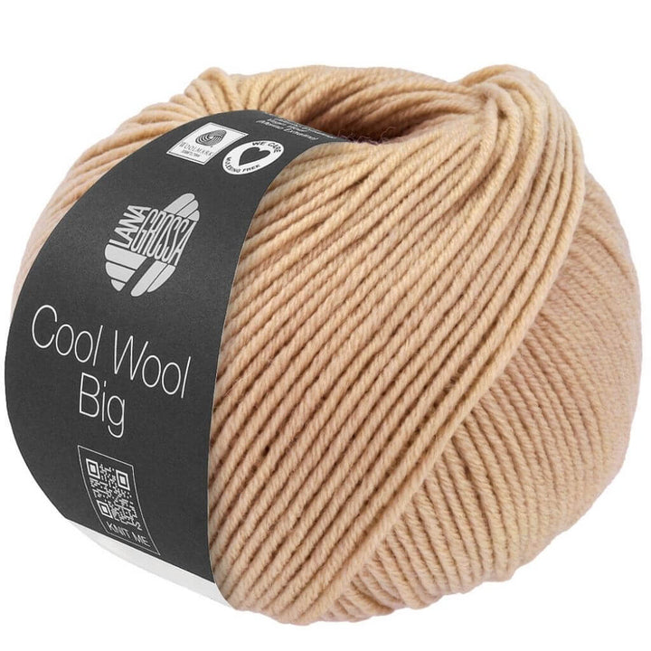 Lana Grossa Cool Wool Big, Farbe 1037 Eierschale – Merino und Schurwolle bei Lieblingsgarn
