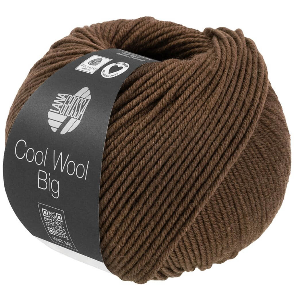 Lana Grossa Cool Wool Big, Farbe 1692 Nougat meliert – Merino und Schurwolle bei Lieblingsgarn