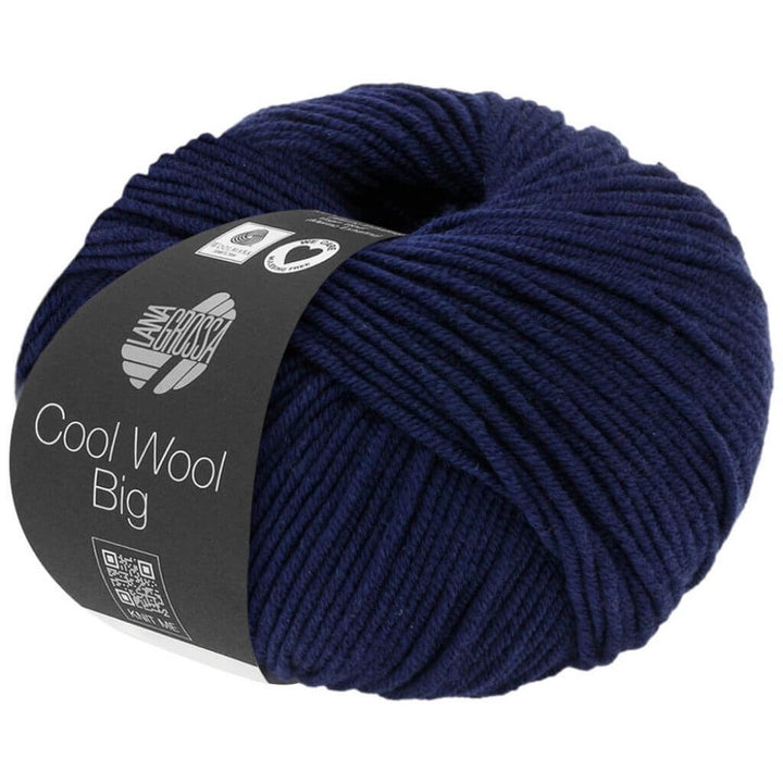 Lana Grossa Cool Wool Big, Farbe 630 Nachtblau – Merino und Schurwolle bei Lieblingsgarn
