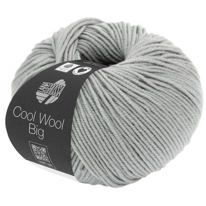 Lana Grossa Cool Wool Big, Farbe 928 Mittelgrau – Merino und Schurwolle bei Lieblingsgarn