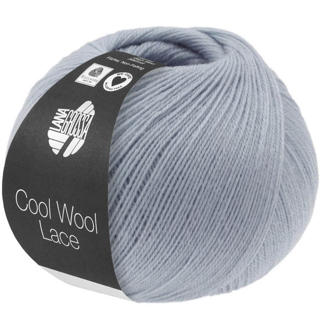 Lana Grossa Cool Wool Lace, Farbe 62 Pastellblau – Merino bei Lieblingsgarn