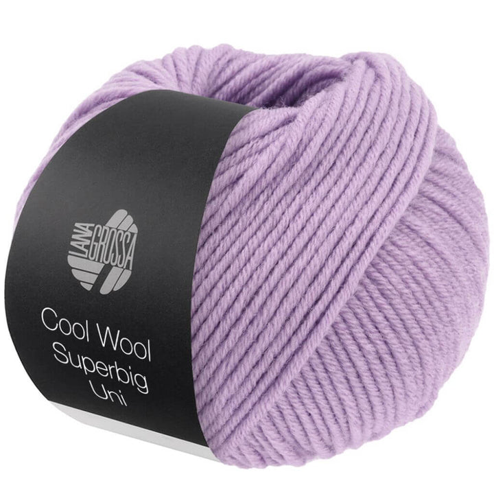 Lana Grossa Cool Wool Superbig Uni, Farbe 12 Flieder – Merino bei Lieblingsgarn