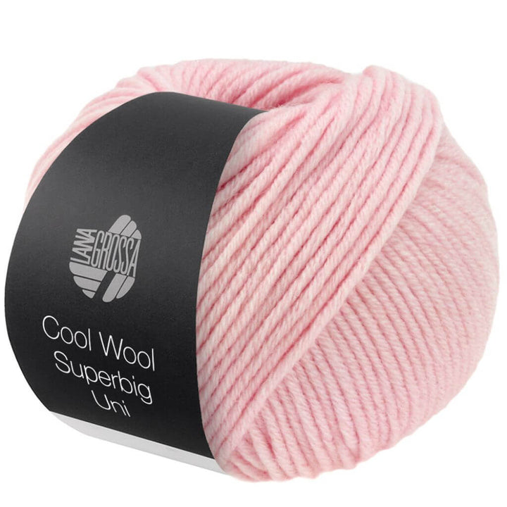 Lana Grossa Cool Wool Superbig Uni, Farbe 1 Rosa – Merino bei Lieblingsgarn
