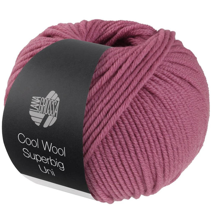 Lana Grossa Cool Wool Superbig Uni, Farbe 3 Erika – Merino bei Lieblingsgarn
