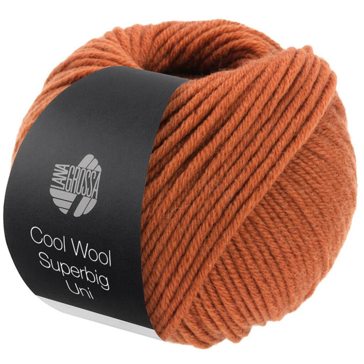 Lana Grossa Cool Wool Superbig Uni, Farbe 40 Karamell – Merino bei Lieblingsgarn