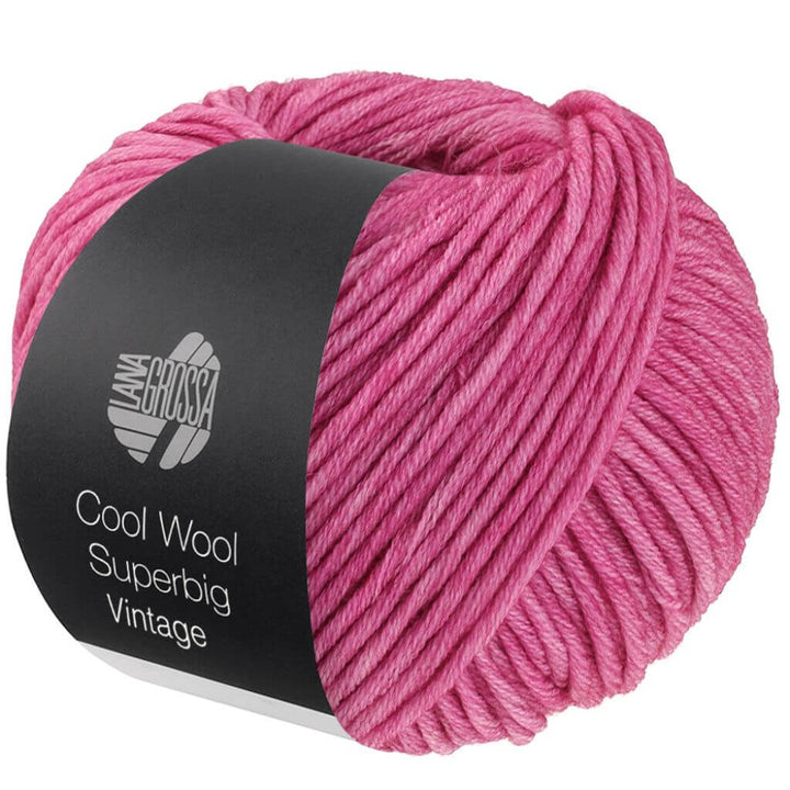 Lana Grossa Cool Wool Superbig Vintage, Farbe 7289 Pink – Merino bei Lieblingsgarn