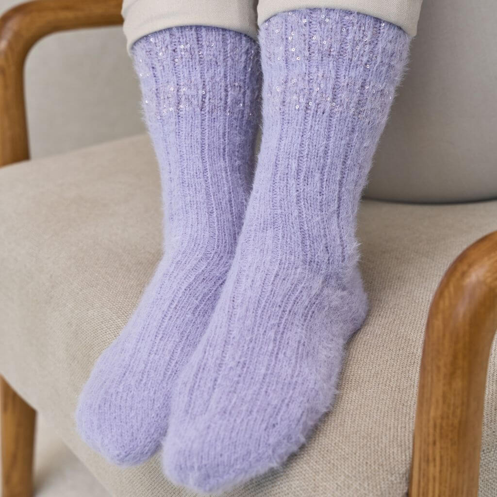 Lana Grossa Pattern Socken mit Glitzerstreifen Strickanleitung - Lana Grossa (Heft) bei bei bei bei Lieblingsgarn