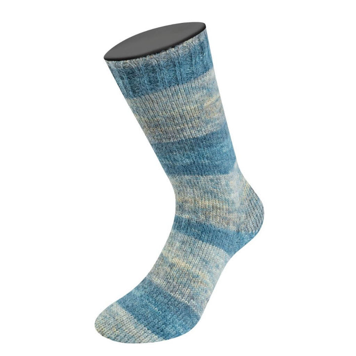 Lana Grossa Cosy Socks Dream, Farbe 256 Mittel /Dunkel /Blaugrau/Grege/Taupe/Graubraun bei Lieblingsgarn
