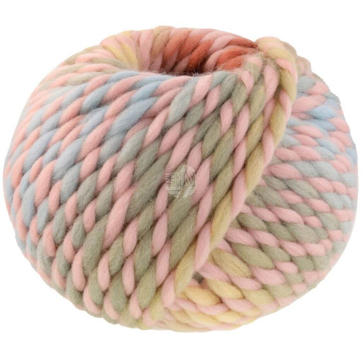 Lana Grossa Dolce, Farbe 6 Pastellrosa/Vanille/Mint/Terrakotta – Merino bei Lieblingsgarn