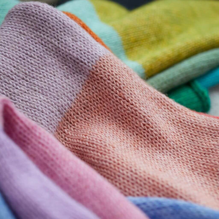 Lana Grossa Pattern Mehrfarbiger Schal Strickset - Lana Grossa (PDF) bei bei bei bei Lieblingsgarn