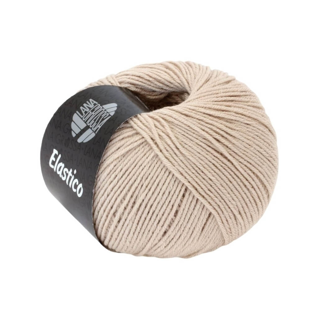 Lana Grossa Elastico, Farbe 97 Beige – Baumwolle und Polyester bei Lieblingsgarn