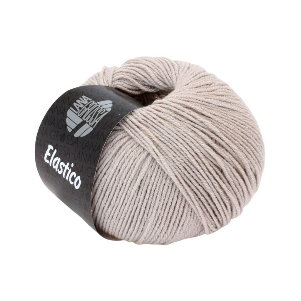 Lana Grossa Elastico, Farbe 103 Grège – Baumwolle und Polyester bei Lieblingsgarn