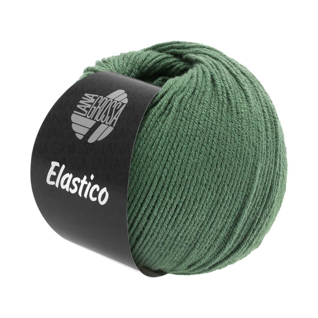 Lana Grossa Elastico, Farbe 141 Resedagrün – Baumwolle und Polyester bei Lieblingsgarn