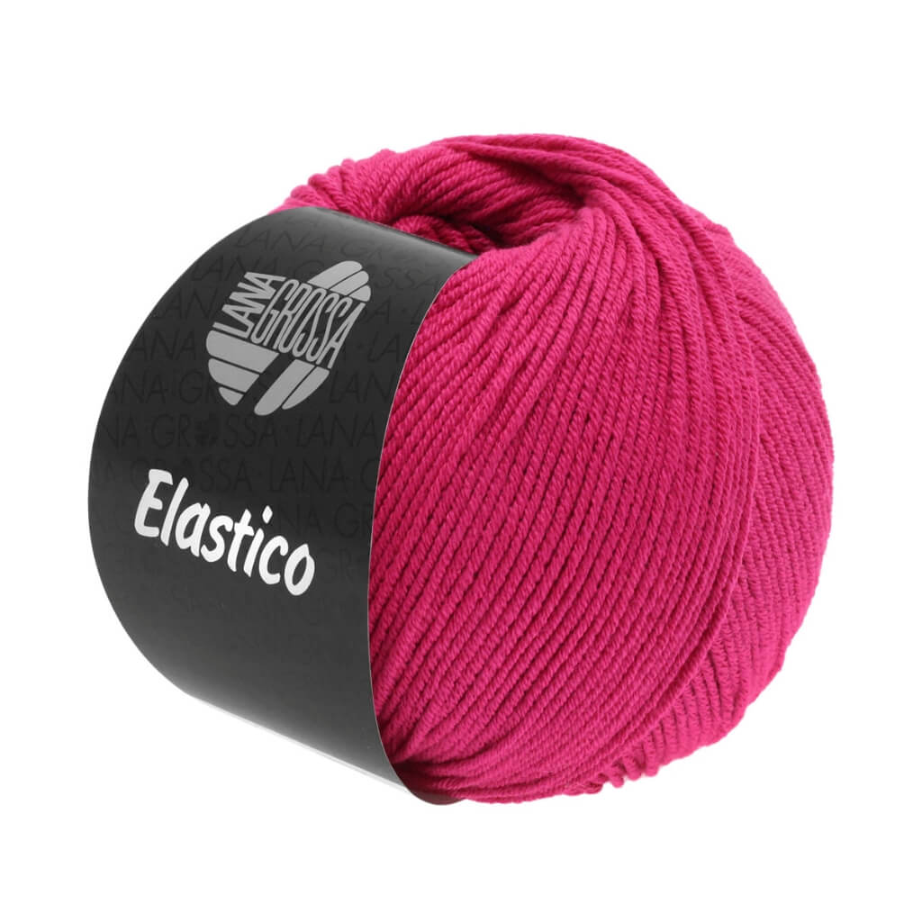 Lana Grossa Elastico, Farbe 144 Zyklam – Baumwolle und Polyester bei Lieblingsgarn
