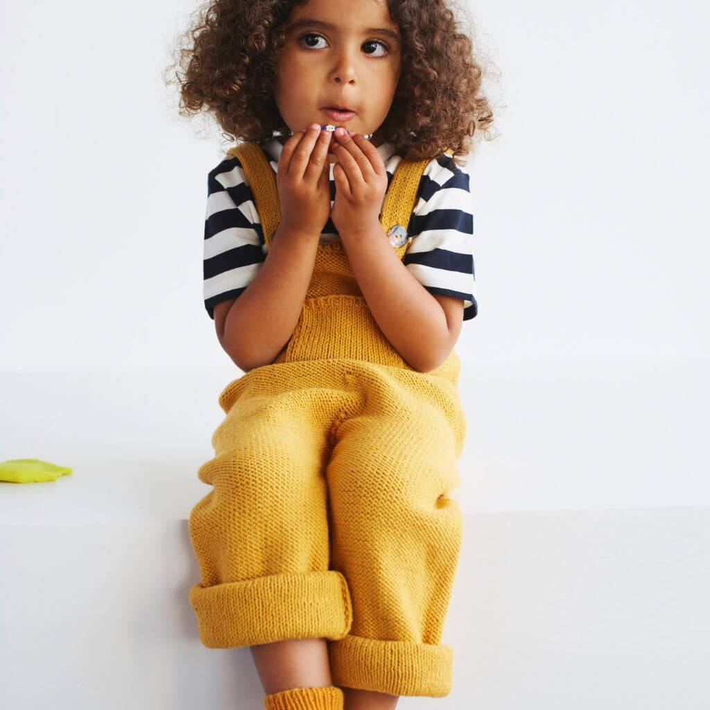 Lana Grossa Pattern Kinder Latzhose Strickset - Lana Grossa (PDF) bei bei bei bei Lieblingsgarn